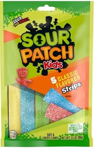 Sour Patch Kids Strips Sour Candy - 3.5 oz