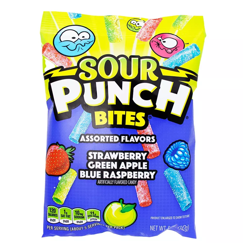 Sour Punch Bites Assorted Flavors - 5oz