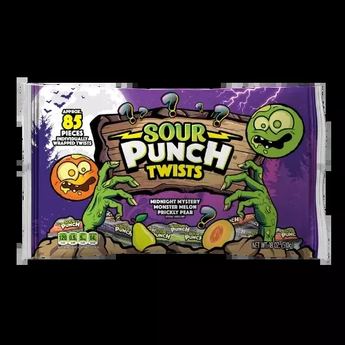 Sour Punch Halloween Twists 85 Count 18 oz. Bag