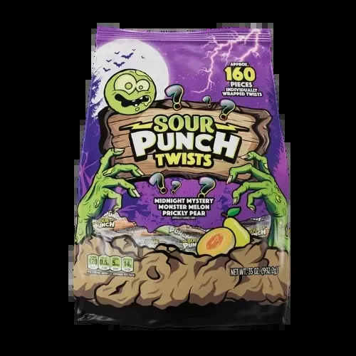Sour Punch Twists Halloween 160 Count 35 oz. Bag