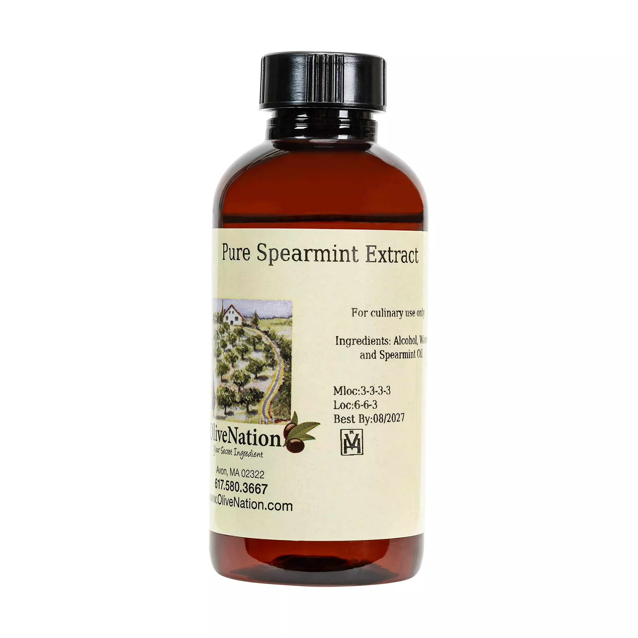 Spearmint Extract - 8 Ounces - Premium Quality Flavoring Extract For Baking