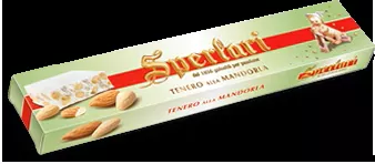 Sperlari Soft Nougat w/ Almonds, Torrone Tenero alla Mandorla, 8.8 oz | 250g