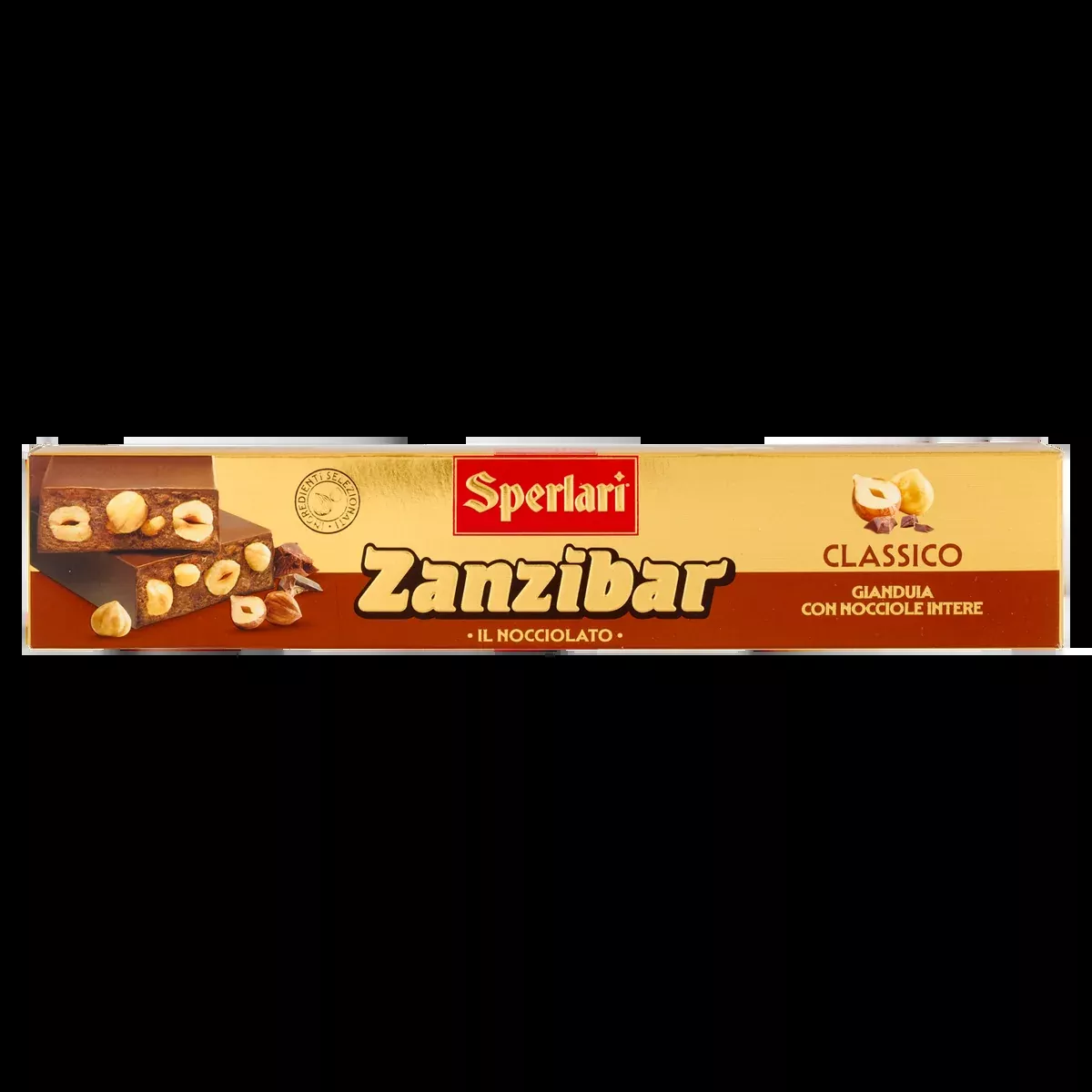 Sperlari Zanzibar Classico, Gianduia Hazelnuts Chocolate, 5.29 oz | 150g