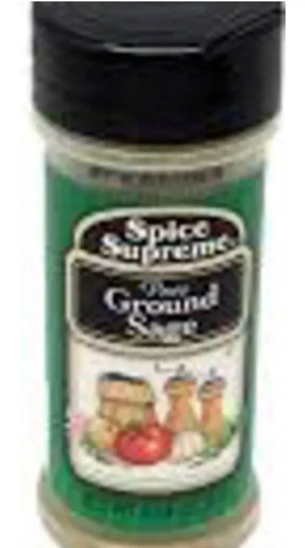 Spice Supreme Pure Ground Sage - 1.75 oz 12ct