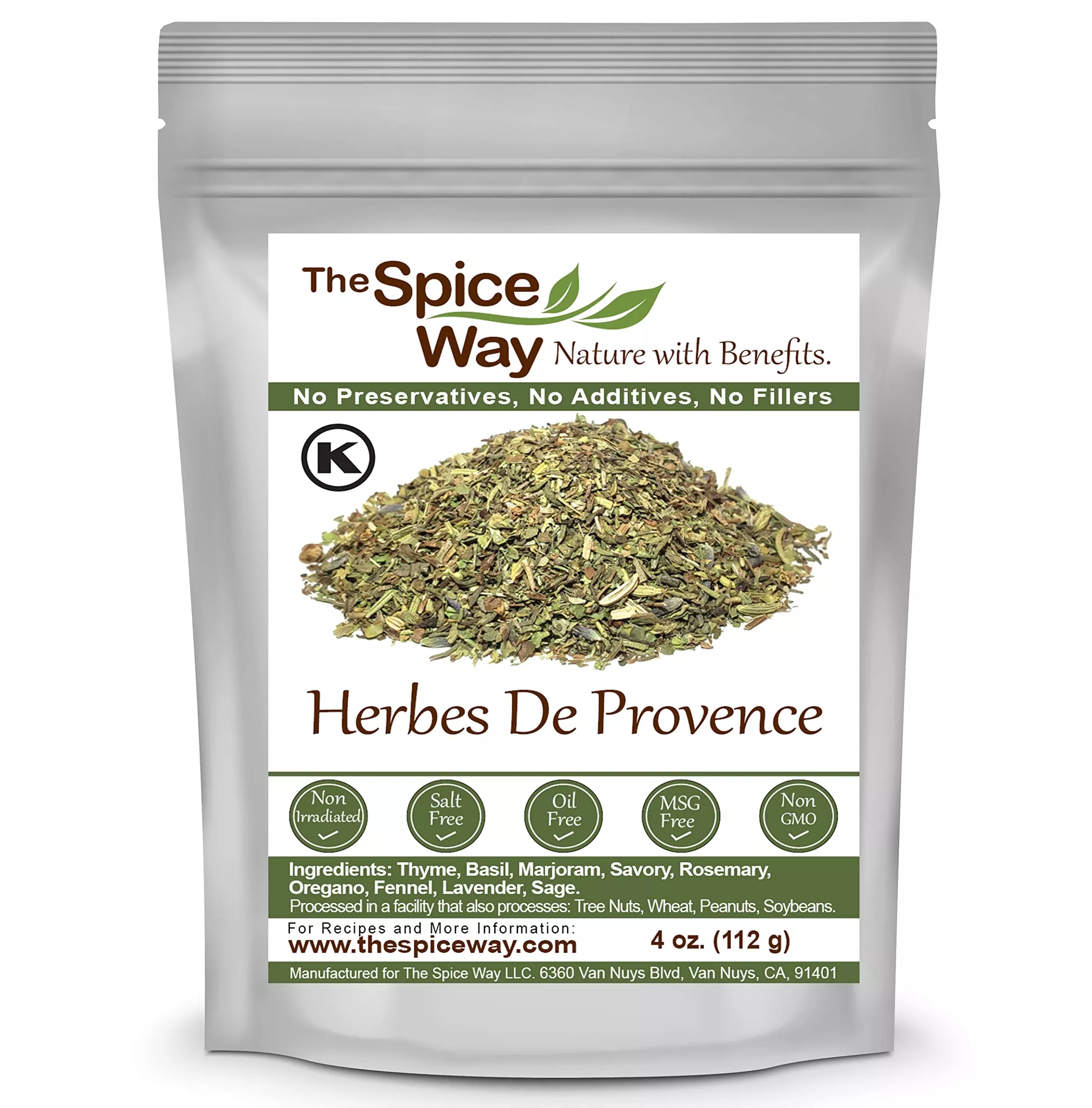 The Spice Way Herbes De Provence - | 4Oz | Fresh Herbs And Spice Seasoning