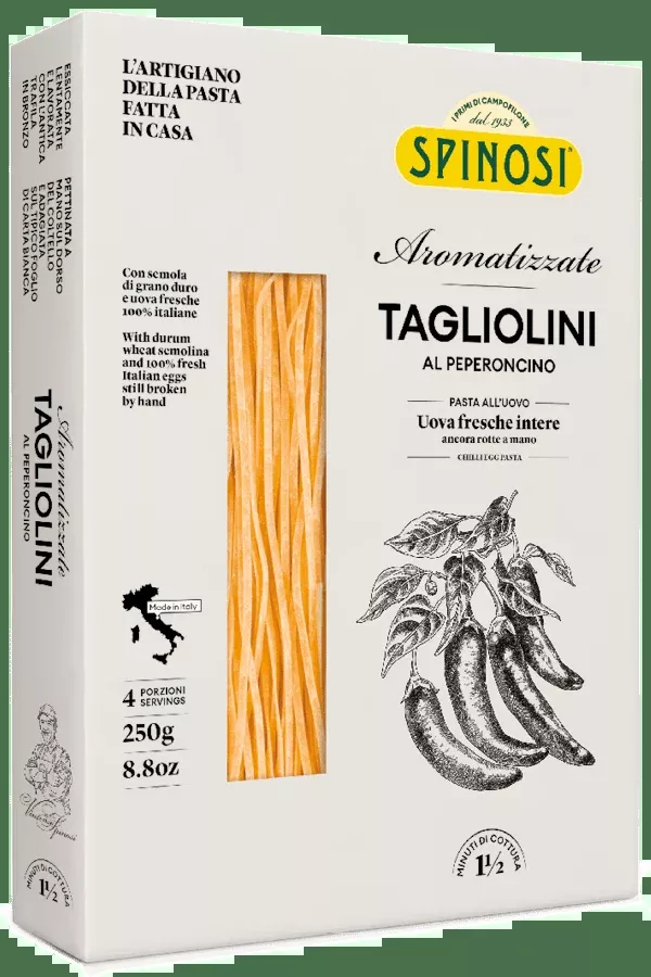 Spinosi Egg Tagliolini W/ Chili Pepper Pasta, 8.8 oz | 250g