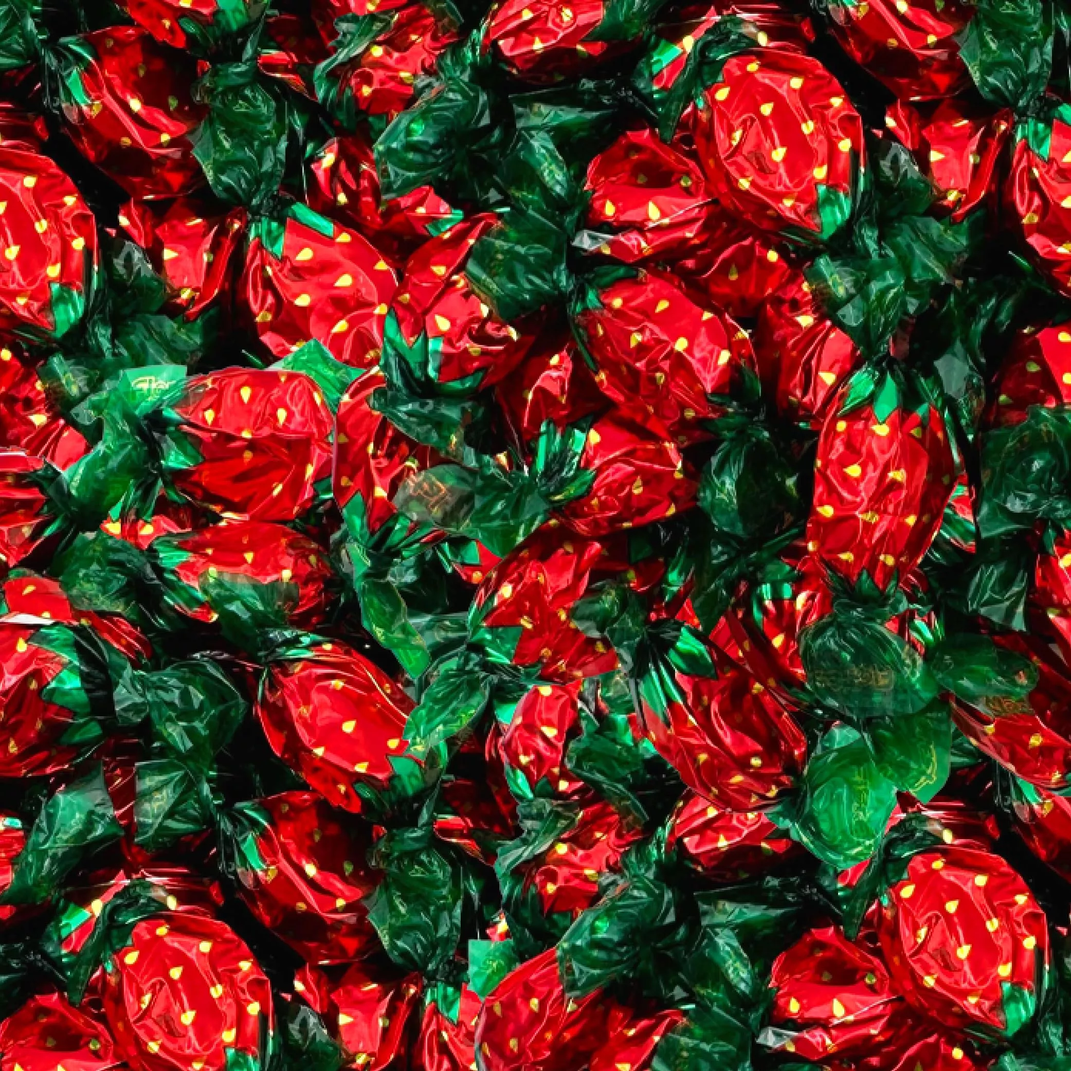 Strawberry Bon Bons Hard Candy | 2 Pound Bag Bulk, About 150 Pieces | Old-Fashioned Sweets