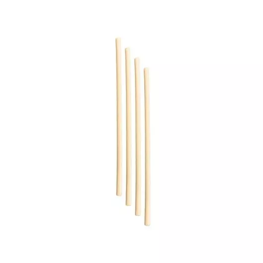 Strawfish 4.75" Stirrer Unwrapped Natural Biodegradable 10 - 500 Cnt - 500 Count - 10 Per Case
