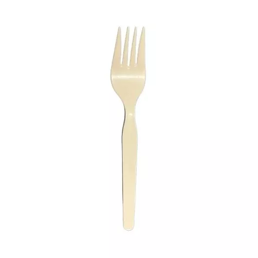 Strawfish 6" Fork Unwrapped Natural Biodegradable 1 - 1000 Cnt - 1000 Count - 1 Per Case