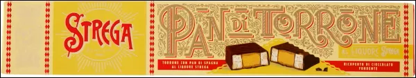Strega Torrone Al Pan Di Spagna e Liquore, Nougat with Sponge Cake, 5.29 oz | 150g