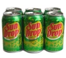Sun Drop Soda, 12 Ounce (24 Cans)