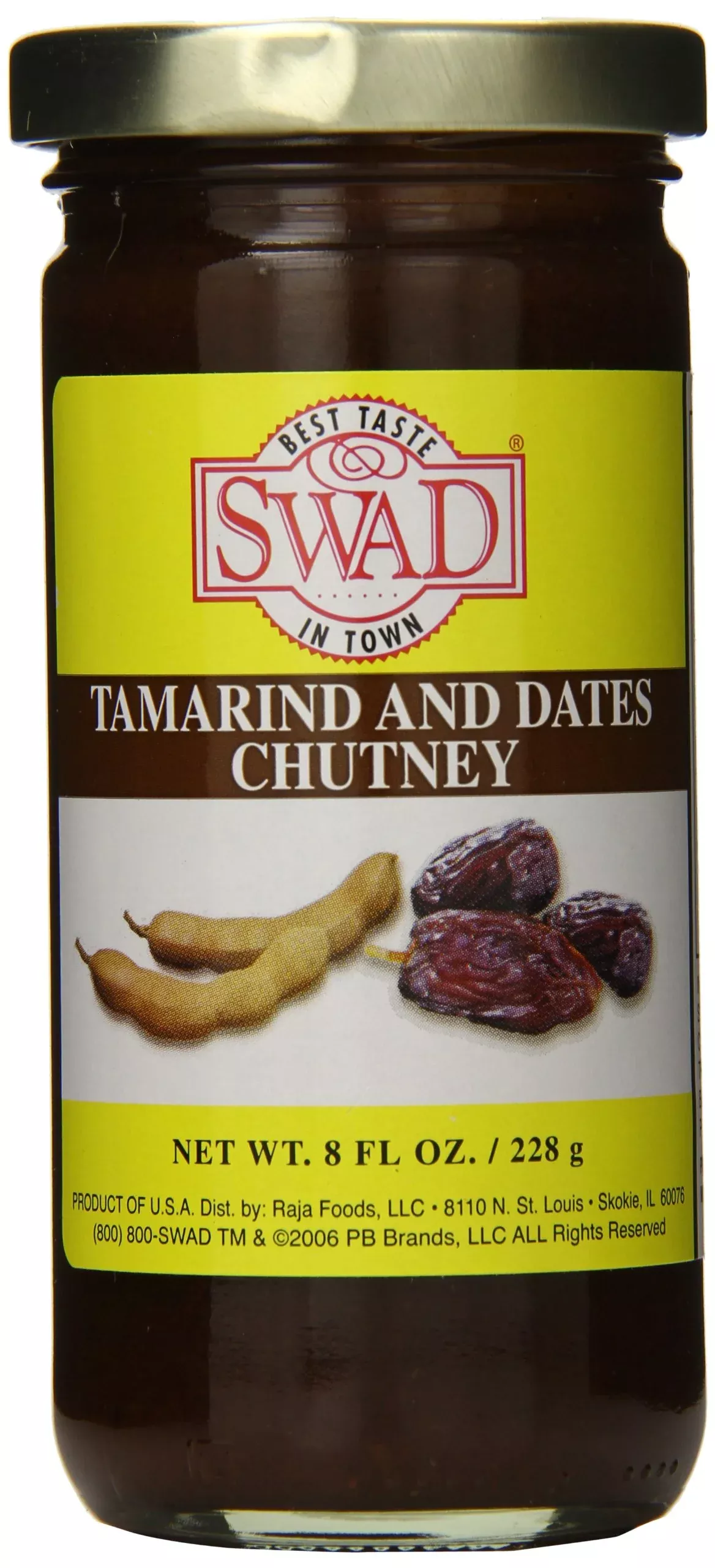 Swad Tamarind And Dates Chutney, 8 Ounce