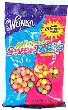 Sweetarts Tangy Candy Mini Chewy 6 Ounce Bag (Pack Of 12)