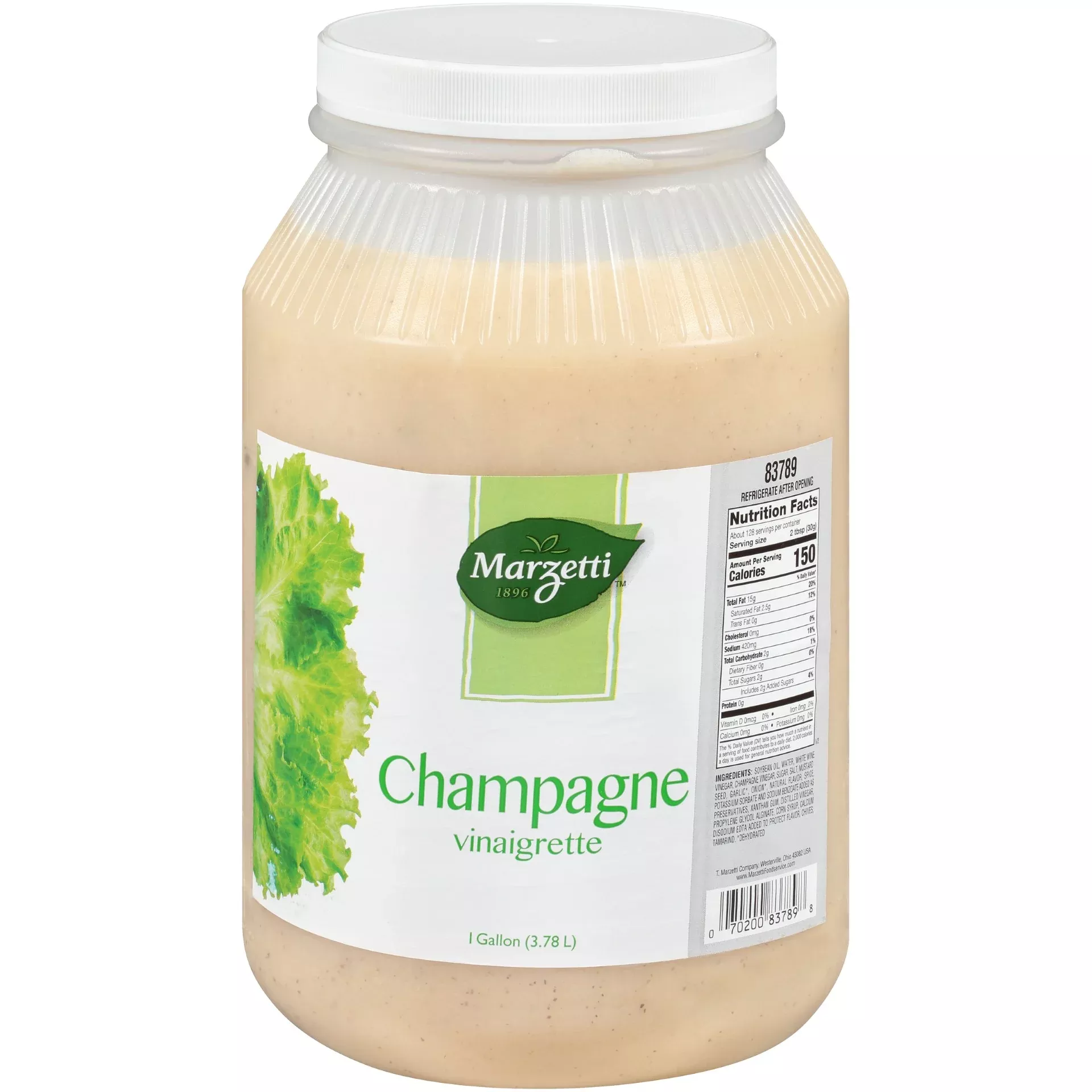 T. Marzetti Champagne Vinaigrette Dressing Bulk 1 Gallon - 2 Per Case