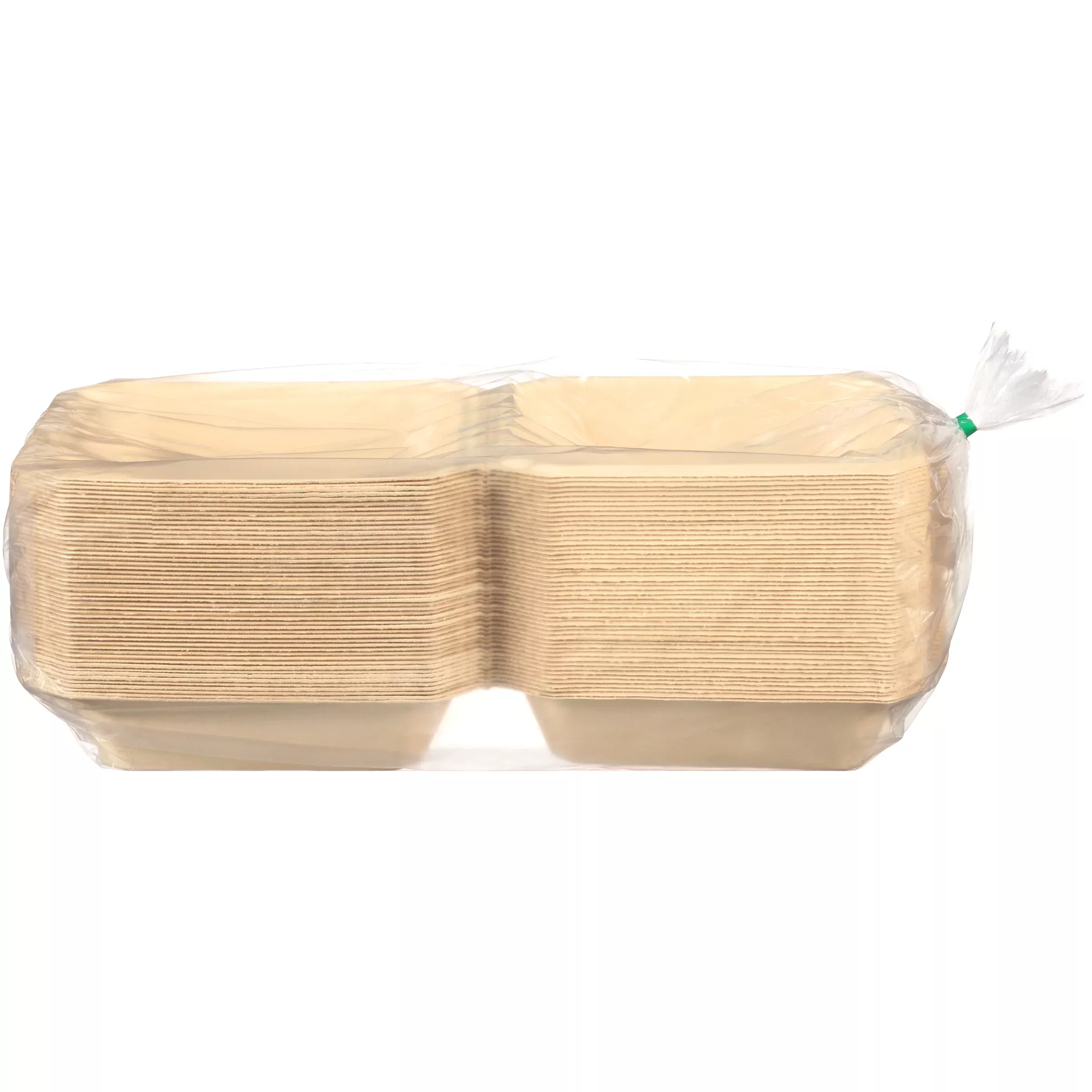 Tellus Products Tellus 8" Square Clamshell No Pfas Added 4 - 200 Each - 4 Per Case