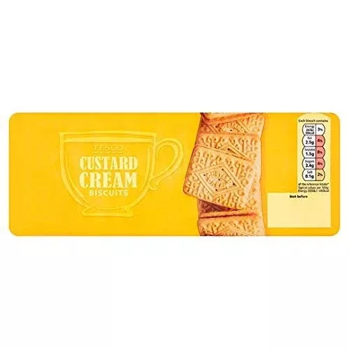 Tesco Custard Cream Biscuits 400G
