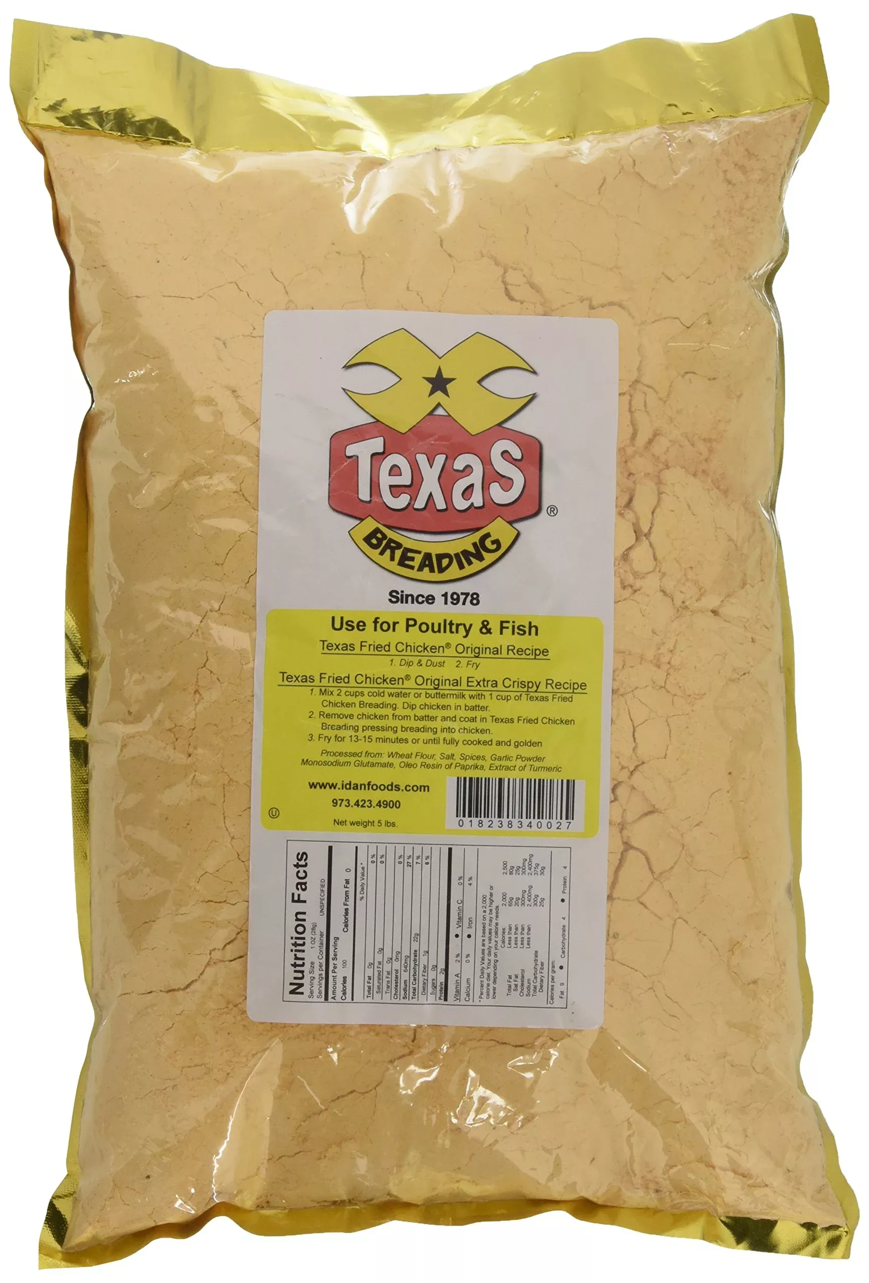 Texas Fried Chicken Breading, 5 Lbs.