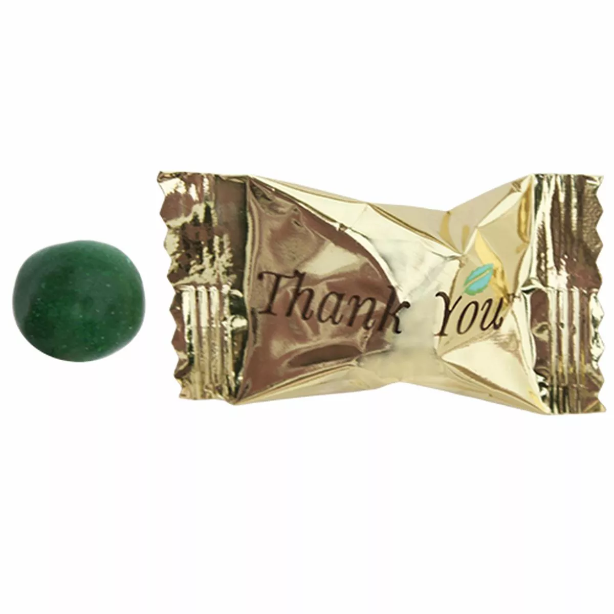 "Thank You " Chocolate Pastel Mints Gold Wrapper 110 Count Bag
