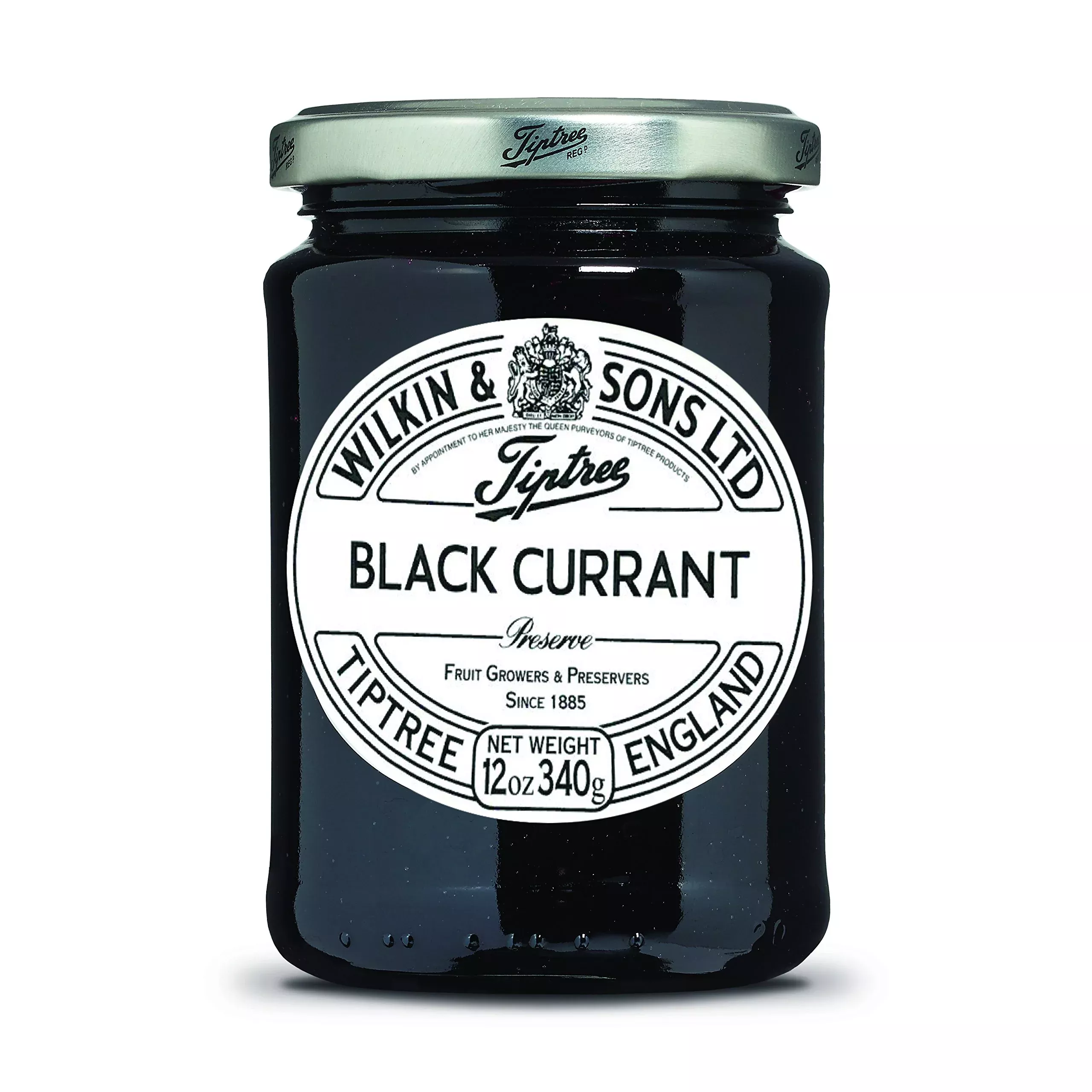 Tiptree Black Currant Preserve, 12 Ounce Jars (Pack Of 6)