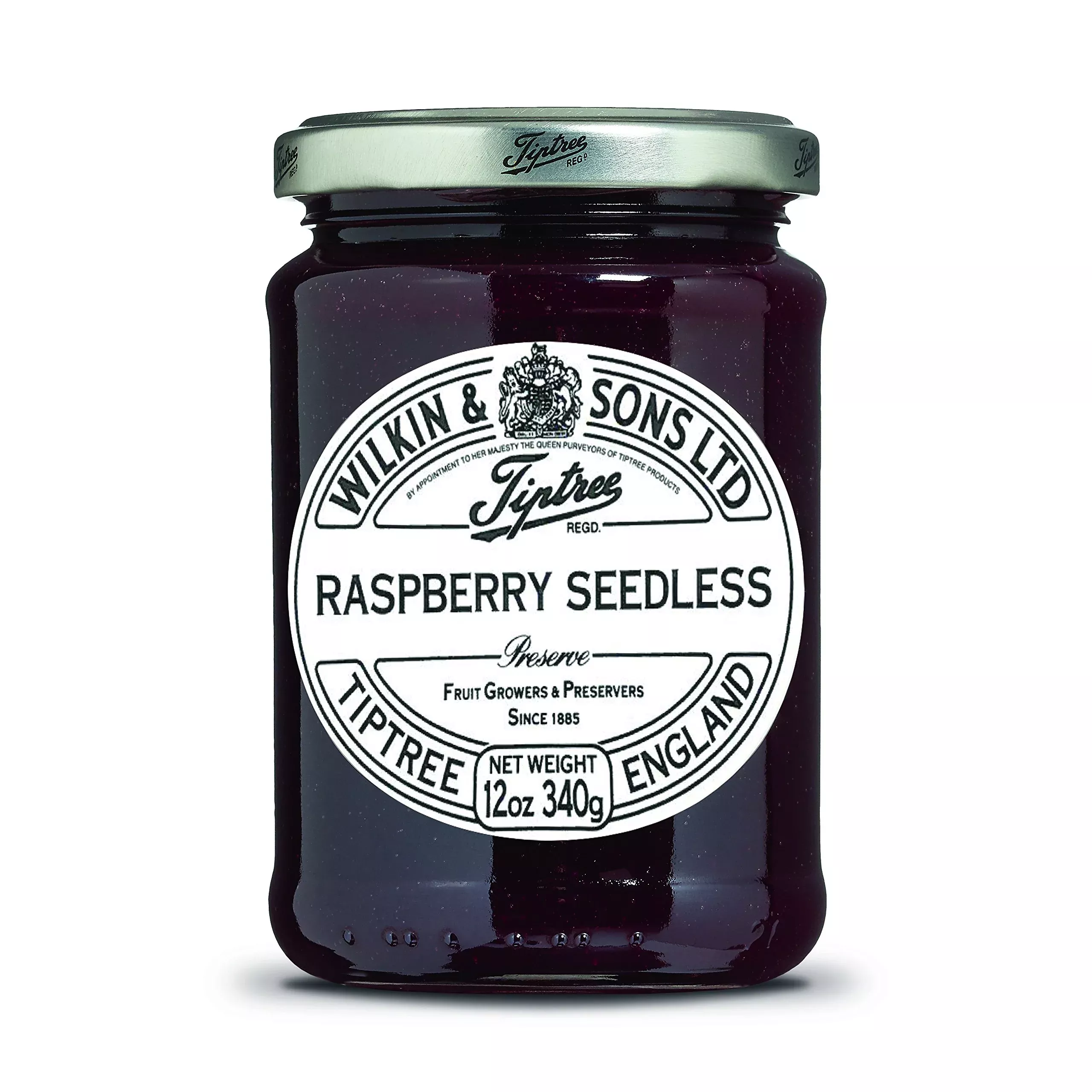 Tiptree Raspberry Seedless Preserve, 12 Ounce Jar