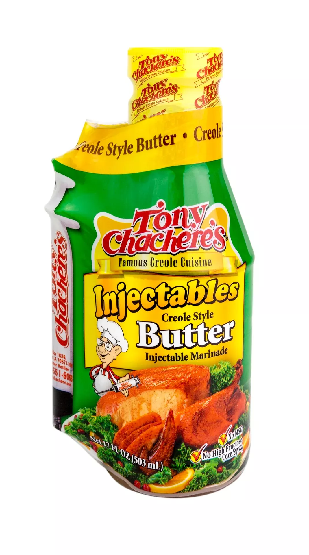 Tony Chachere's Creole Foods Tony Chachere's Creole Butter Injectable Marinade 17 Ounce Size - 6 Per Case