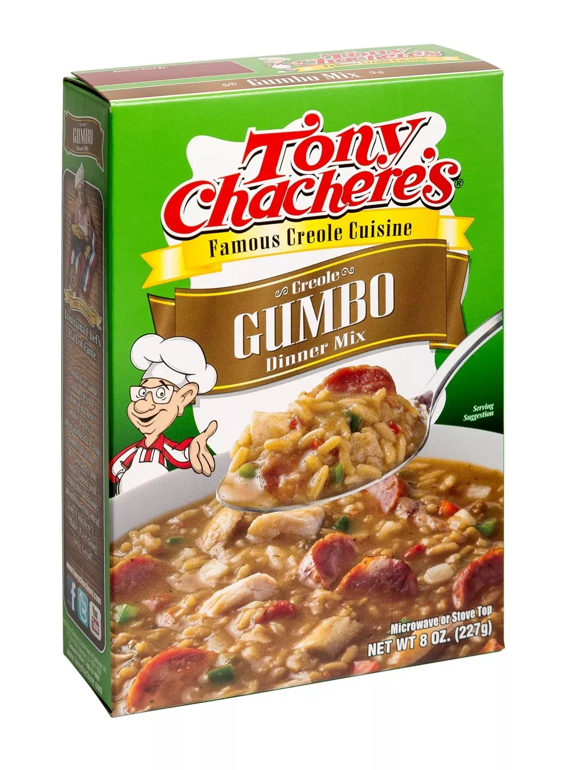 Tony Chachere's Creole Foods Tony Chachere's Gumbo Mix 8 Ounce Size - 12 Per Case