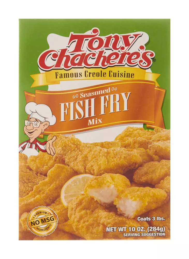 Tony Chacheres Mix Fish Fry Seasoned 10Oz