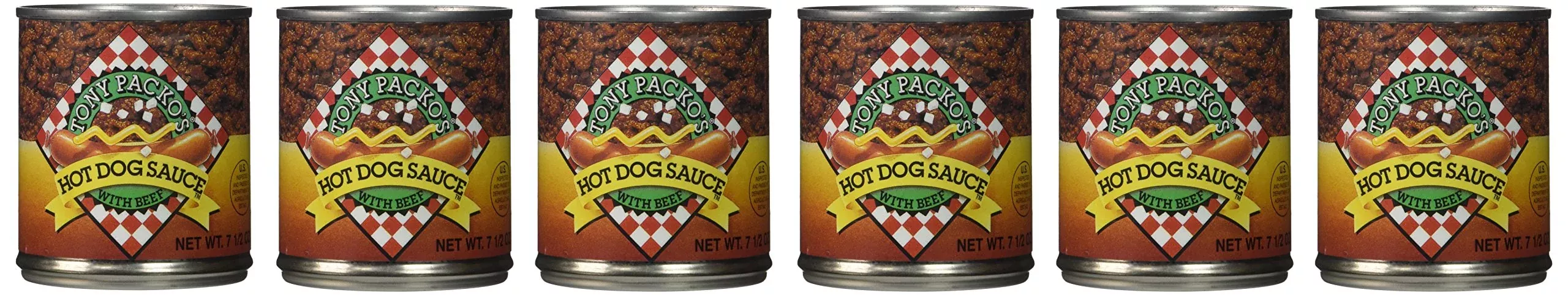 Tony Packo Hot Dog Sauce, 7.5-Ounce (Pack Of 6)