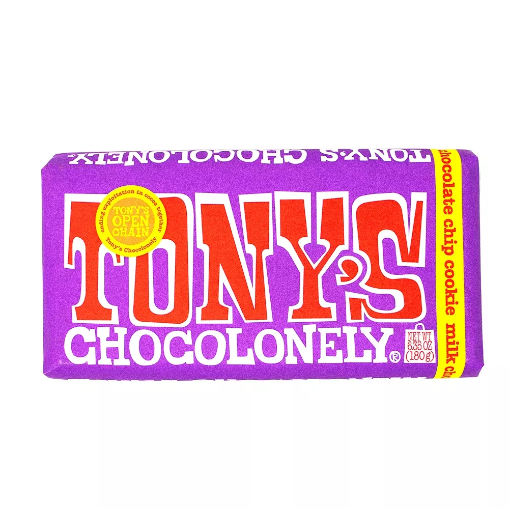 Tony's Chocolonely Milk Chocolate Chip Cookie Bar - 180g(Netherland)
