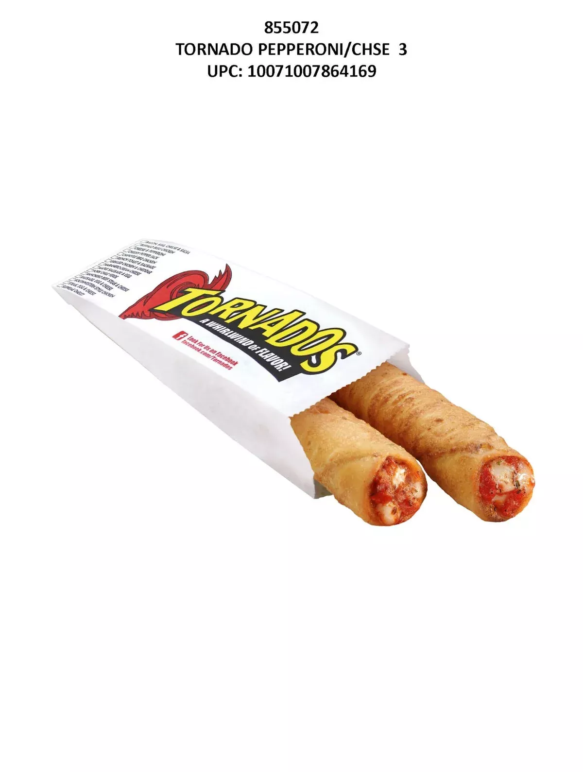Tornado Pepperoni/ cheese 3 oz 24ct