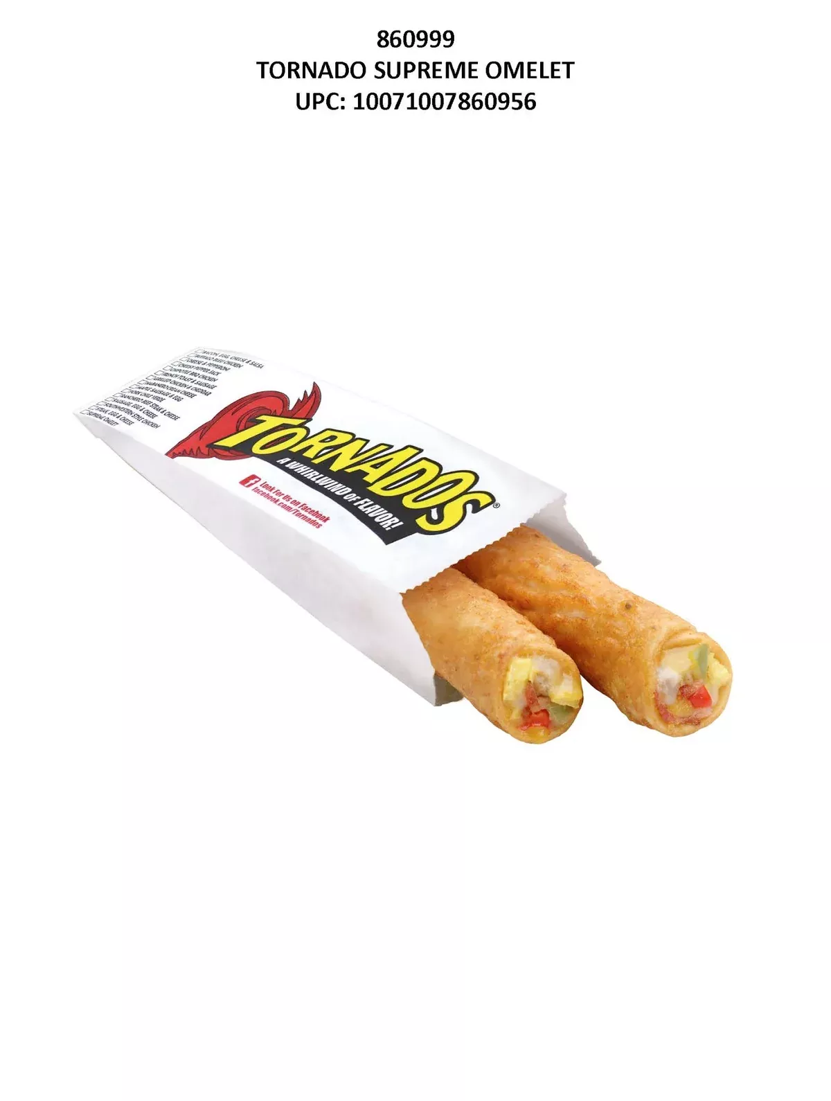 Tornado Supreme Omelet 3 oz 24ct