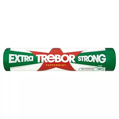 Trebor Extra Strong Peppermint Roll 40 X 45G Rolls