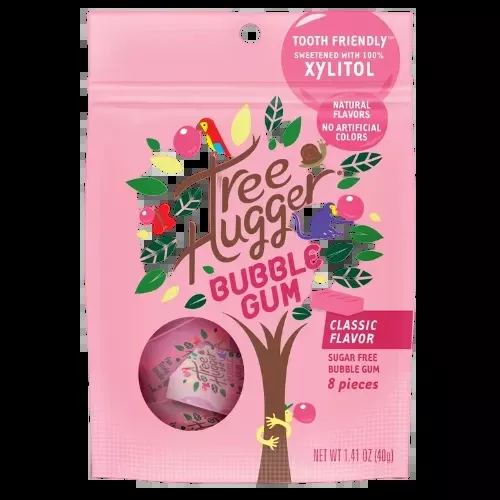 Tree Hugger Classic Bubble Gum 8 count 1.41 oz. Bag