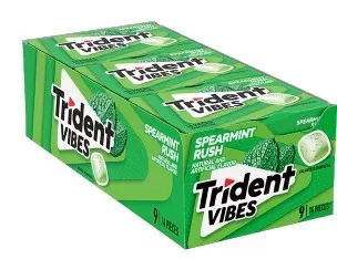 Trident Vibes 14pc Spearmint Clutch Boxes 09ct