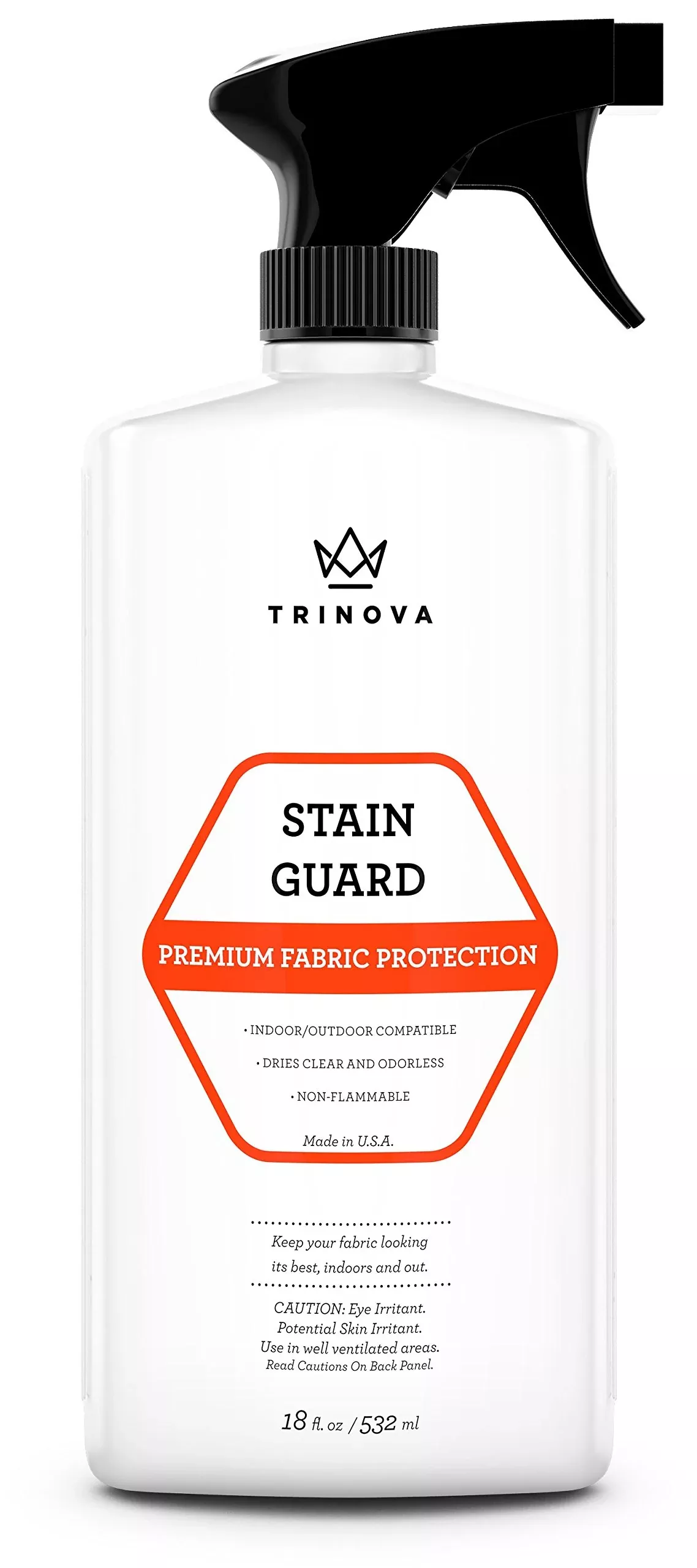 Trinova Non-Aerosol Stain Guard - Fabric Protection Spray For Upholste