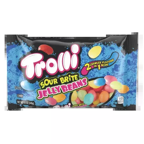 Trolli Sour Brite Jelly Beans 12 oz. Bag