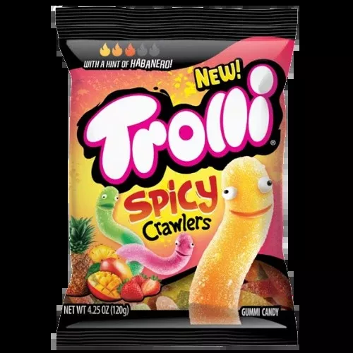 Trolli Spicy Crawlers 4.25 oz. Bag
