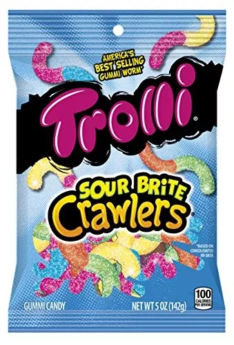 Trolli Sr Brite Crawlr Peg Bag 5 oz Single Bag