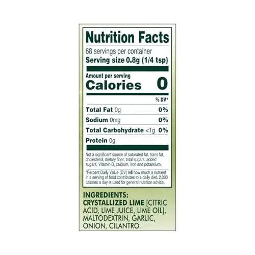 True Lime Garlic And Cilantro Spice Blend, 1.94 Oz, 18 Pack