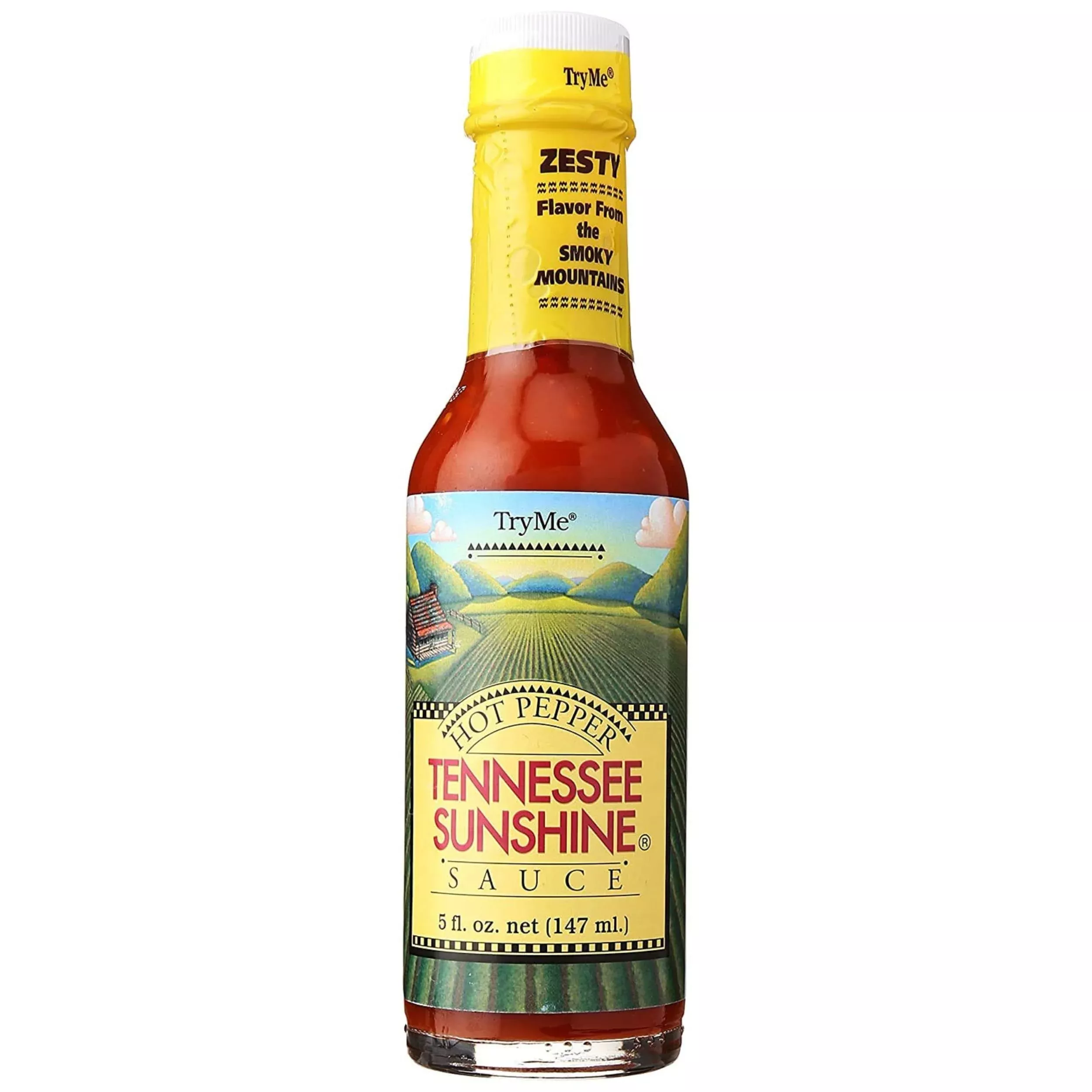 Try Me Tennessee Sunshine Hot Pepper Sauce, 5Oz Bottle (Pack Of 1)