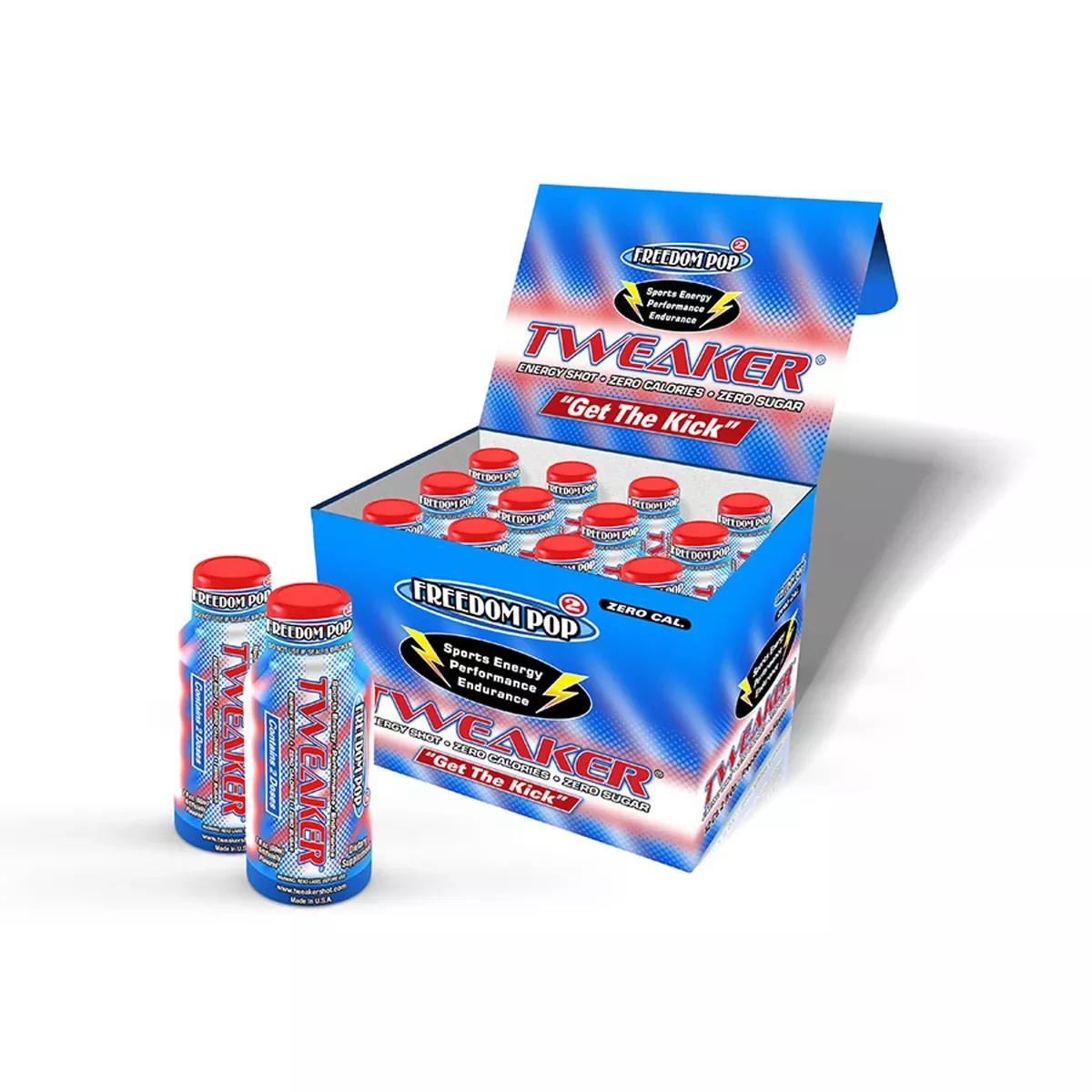 Tweaker Energy Freedom Blast Energy Shot - 2 oz 12ct