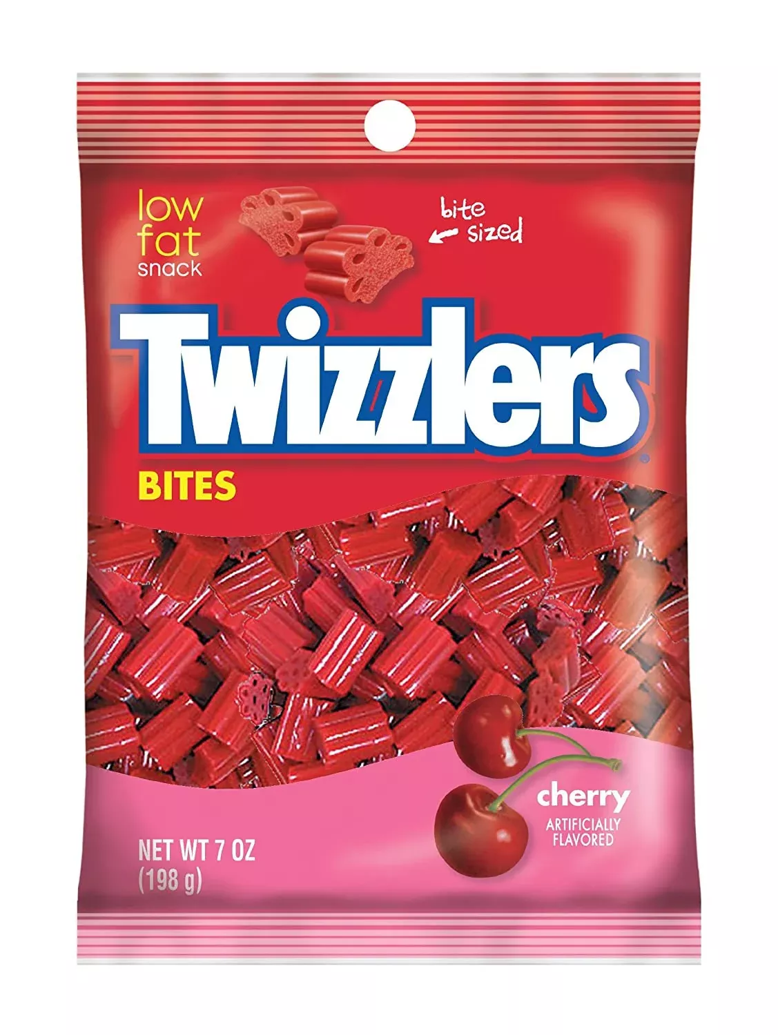Twizzlers Chry Bites Peg Bag 7 oz Single Bag