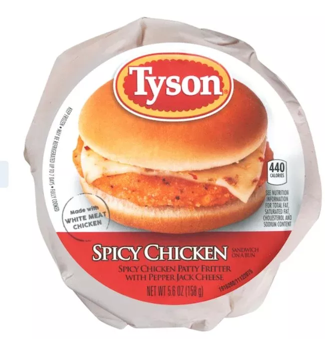 Tyson Spicy Chicken Sandw