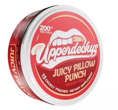 Upper Decky Punch Energy Pouch 200mg Caffeine - 5ct