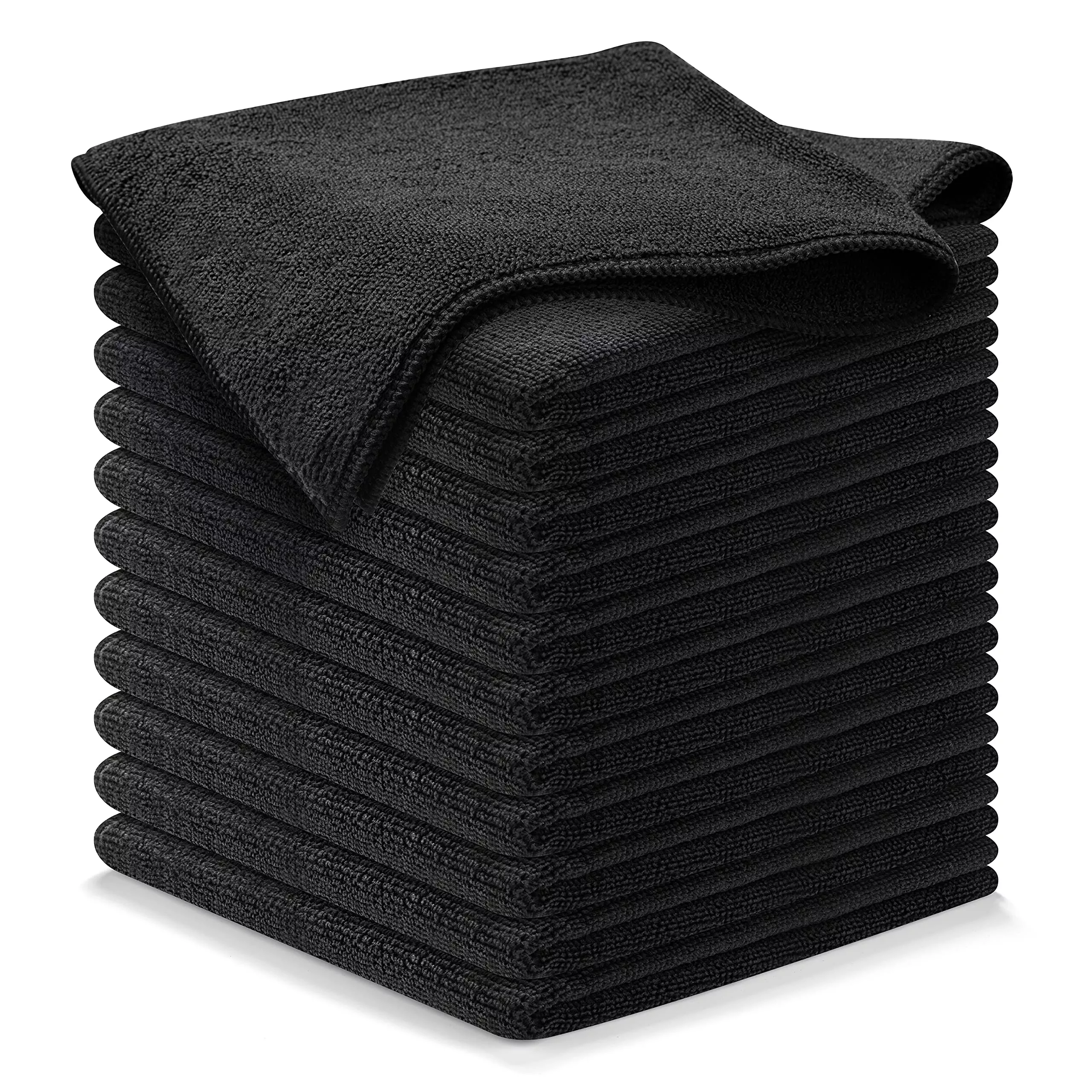 Usanooks Microfiber Cleaning Cloth - 12Pcs (16X16 Inch) High Performan