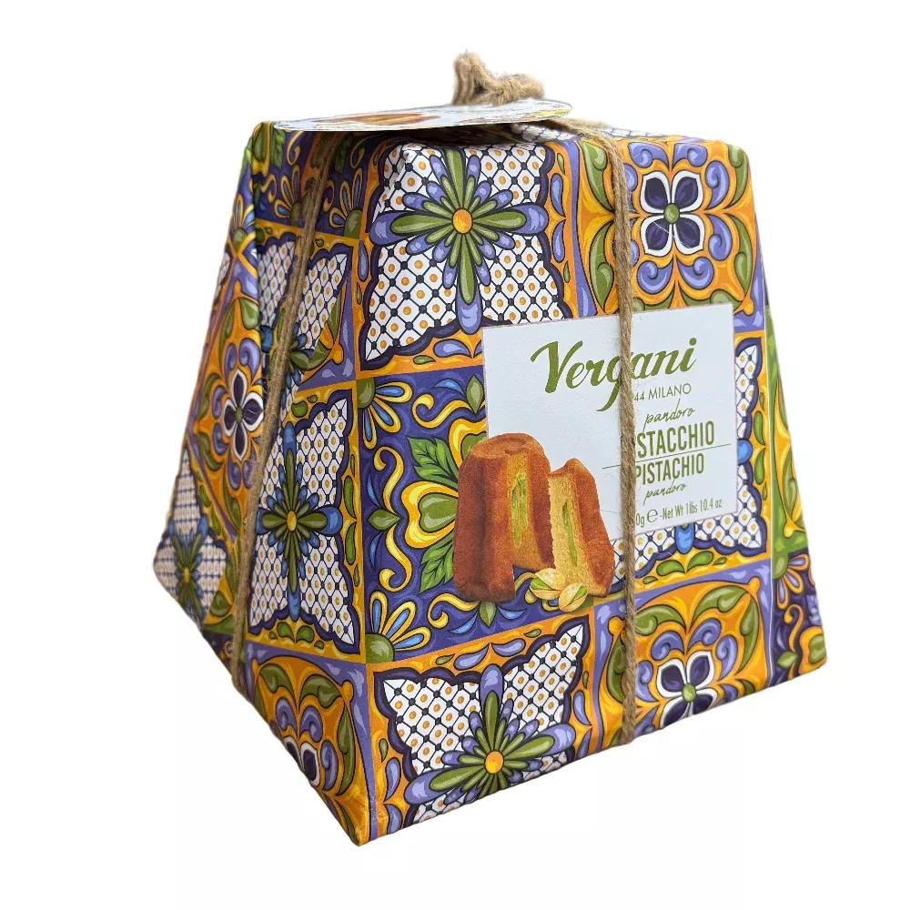 Vergani Pistachio Pandoro, Gift Wrap, 750g