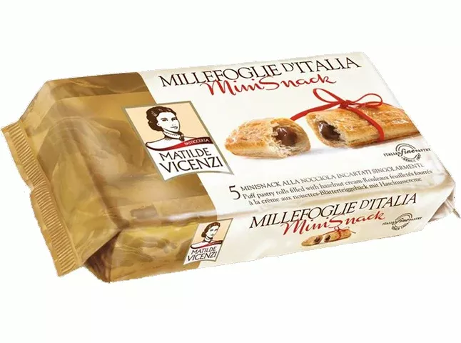 Vicenzi Puff Pastry, Hazelnut Cream, 125g