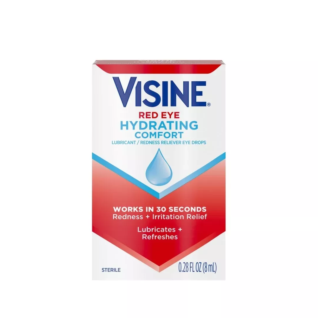Visine Advanced Relief Eye Drops Red Eye Hydrating - 0.28 oz