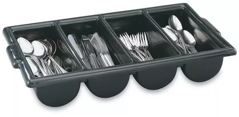 Vollrath Company Inc. Vollrath Bin.4 Compartment Slivered Gray 1 - 12 Each - 1 Per Case