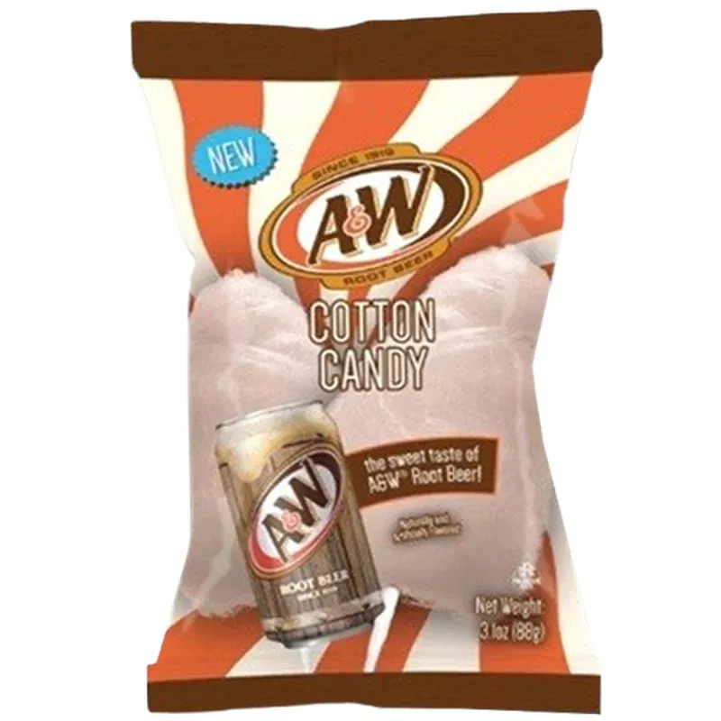 a&w root beer cotton candy 3. 1 oz. bag